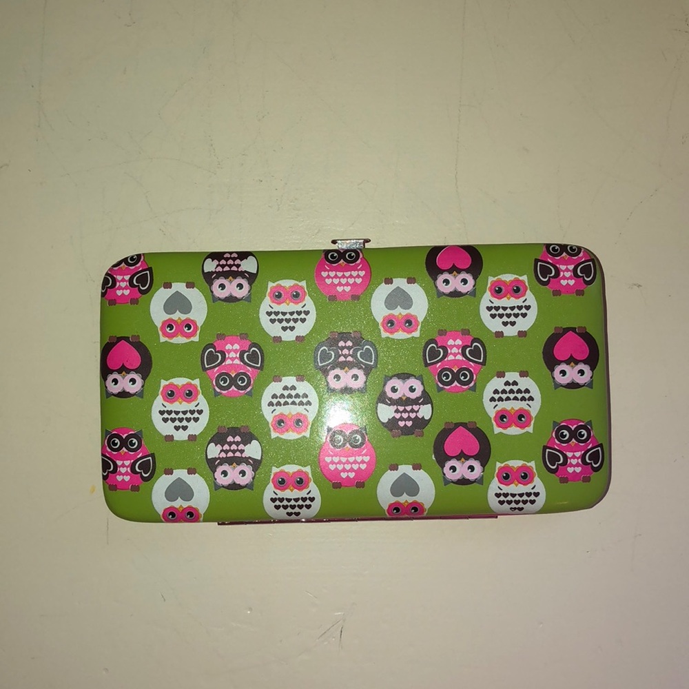 Cute faux leather wallet